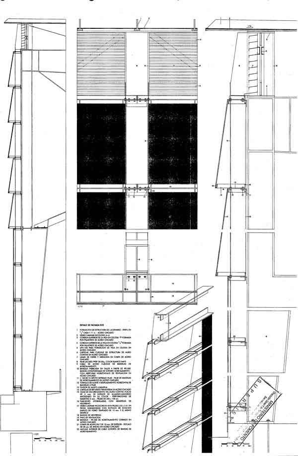 NUEVA_ESTACION_FERROCARRIL_CASTELLON_DETALLE CONSTRUCCION_FACHADA ESTE