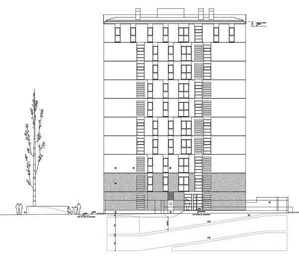 115VPO_LAPERLA_ALZADO LATERAL SUR