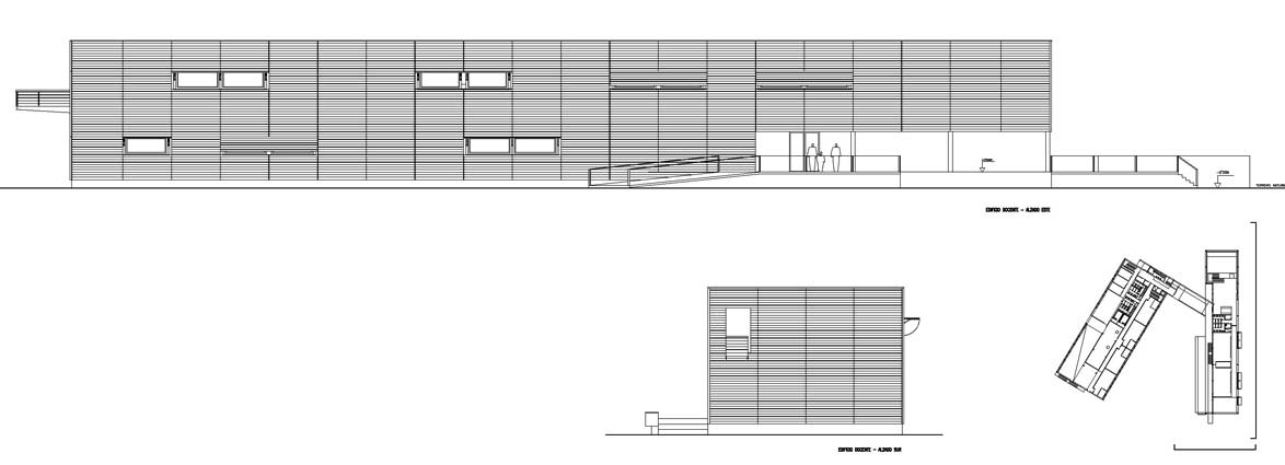 CIECEM_HUELVA_EDIFICIO DOCENTE_ALZADOS ESTE Y SUR