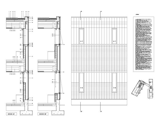 CIECEM_HUELVA_DETALLE CONSTRUCCION_EDIFICIO LABORATORIOS_FACHADAS EXTERIORES U-GLASS