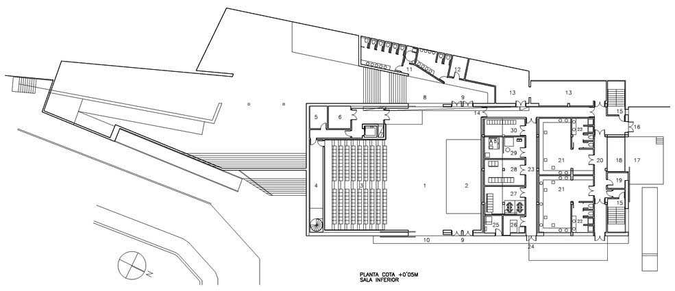 TEATRO_AUDITORIO_SABINANIGO_PLANTA_NIVEL +0,05M_SALA INFERIOR