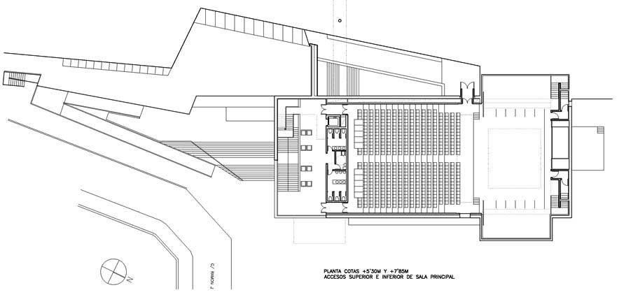 TEATRO_AUDITORIO_SABINANIGO_PLANTA_NIVEL +5,30M_SALA PRINCIPAL