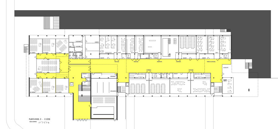 ESCUELA UNIVERSITARIA SALUD_MALAGA_PLANTA 00_NIVEL DE ACCESO INFERIOR