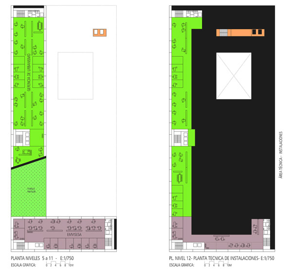 SEDE_GERENCIA_SEVILLA_PLANTA TIPO 05 A 11 - PLANTA 12