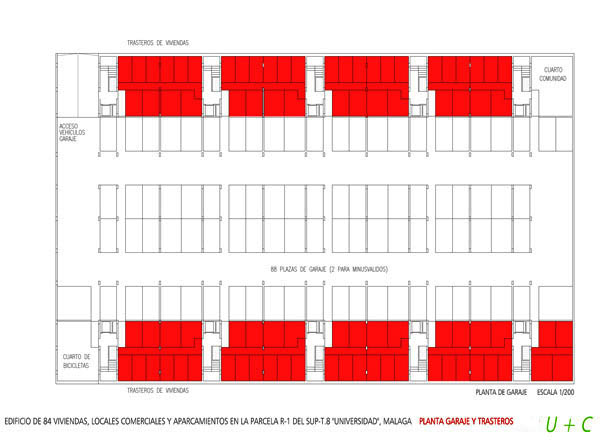 84VPO_UNIVERSIDAD_MALAGA_PLANTA GARAJES