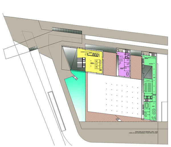 CENTRO_INTERPRETACION_MALLORCA_PLANTA NIVEL ACCESO PRINCIPAL (NIVEL +01)