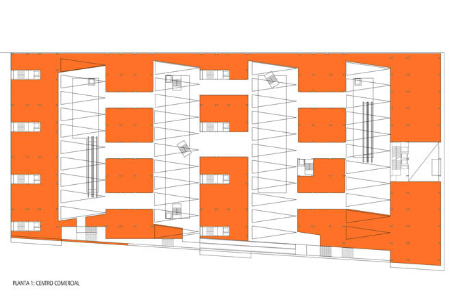 VIVIENDAS_M5_6_ZARAGOZA_PLANTA PRIMERA_CENTRO COMERCIAL