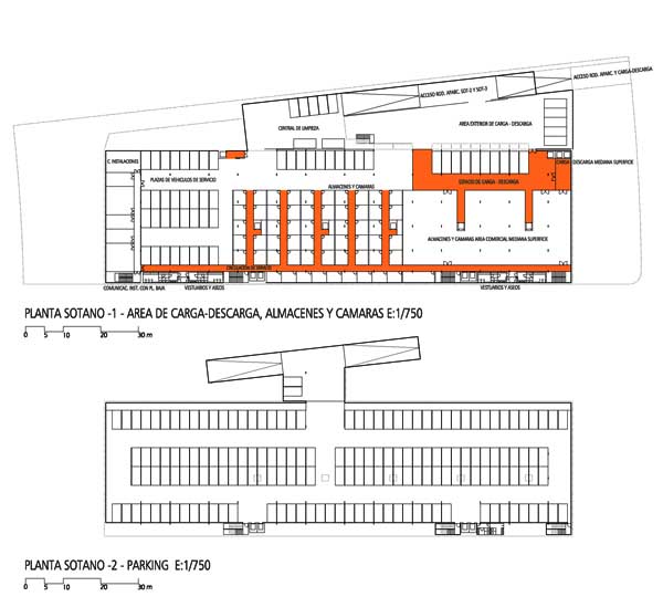 MERCADO_MUNICIPAL_SANCHINARRO_PLANTAS SOTANO -1 Y -2