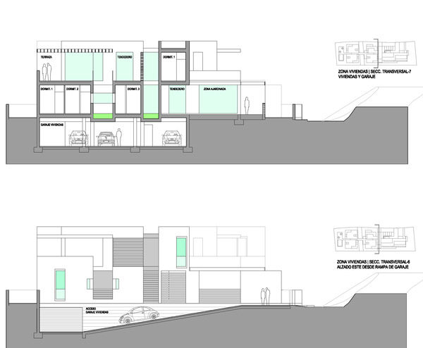 2011_GUARDIA_CIVIL_UBEDA_SECC. TRANSVERSAL_AREA VIVIENDAS_ALZADO ESTE